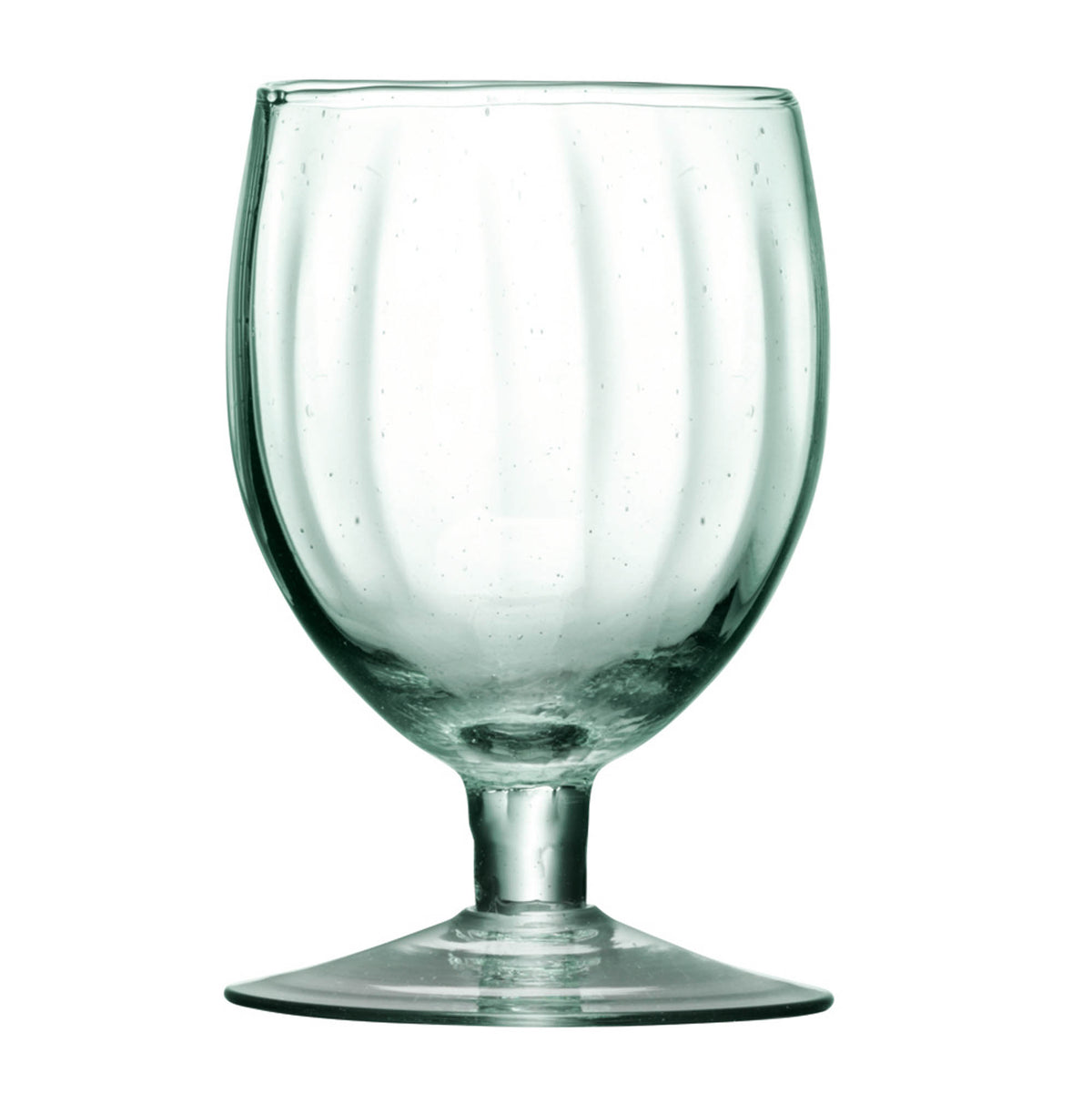 Set of four LSA Weinglas MIA wine glasses with matte finish, 350ml capacity, showcasing elegant design and clear glass.