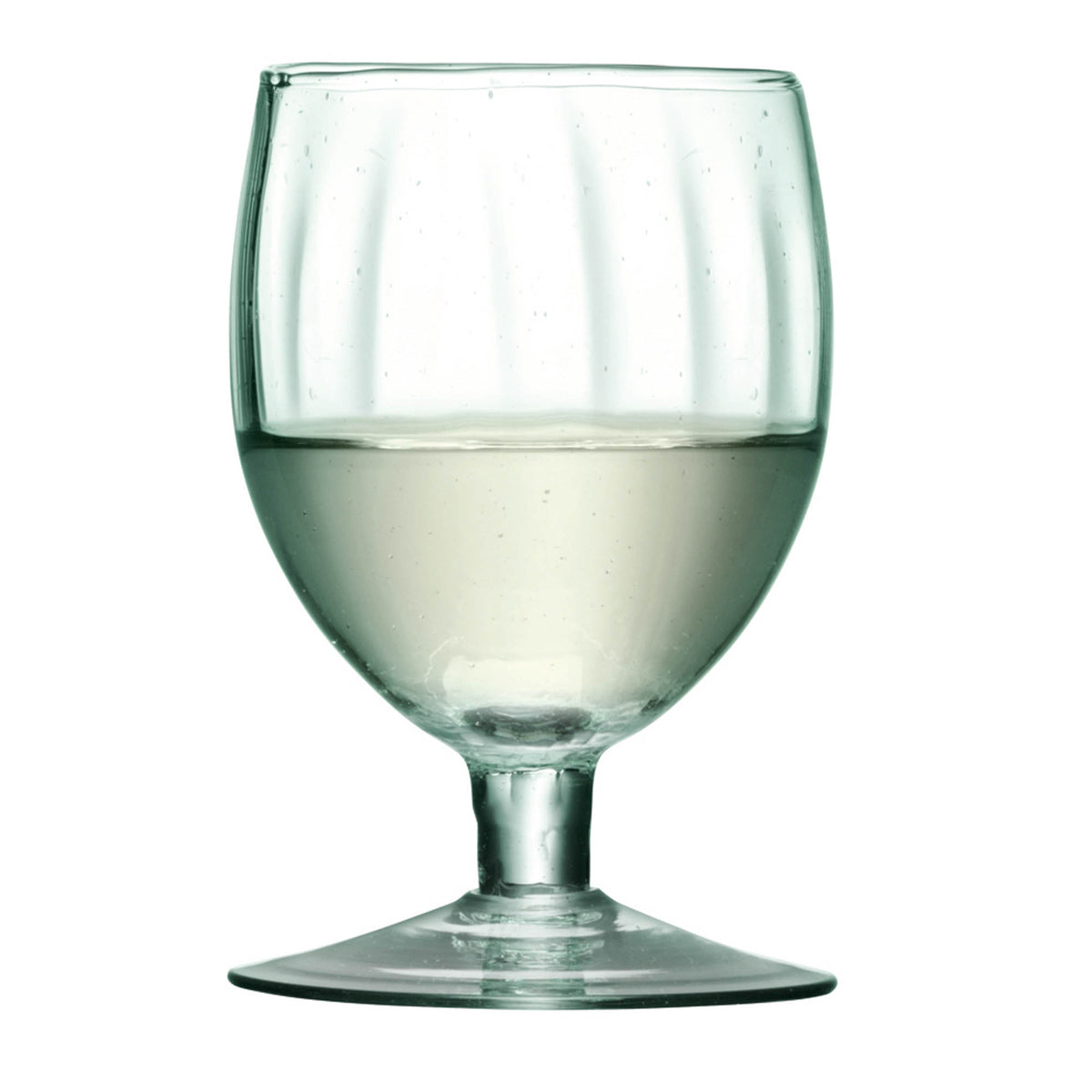 Set of four LSA Weinglas MIA wine glasses with matte finish, 350ml capacity, showcasing elegant glassware design.