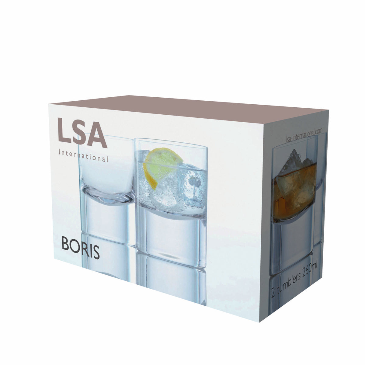 LSA | Tumbler BORIS, klar, 250ml, 2er Set