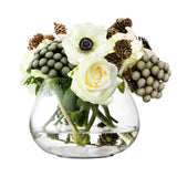 LSA | Vase FLOWER, klar, H11.5cm
