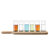 LSA | Vodka-Set PADDLE, mehrfarbig, L40cm