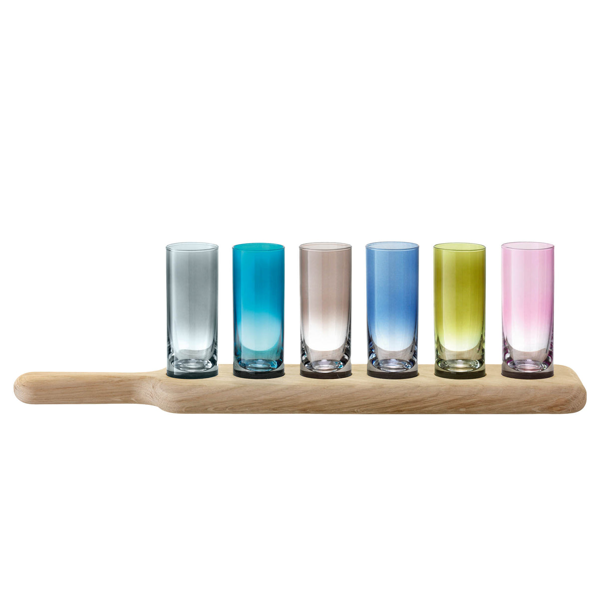 LSA | Vodka-Set PADDLE, mehrfarbig, L40cm