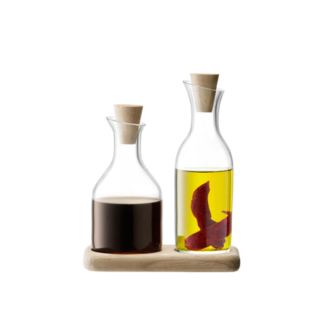LSA | Essig&Öl-Set SERVE, klar, L15cm