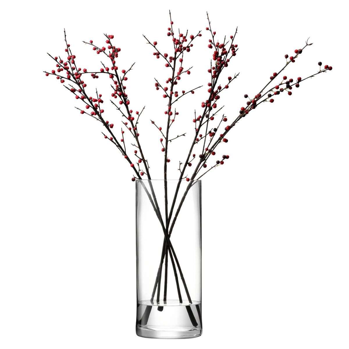 LSA | Vase COLUMN, klar, Ø18cm