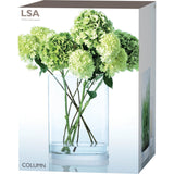 LSA | Vase, COLUMN, glasklar, H40 cm