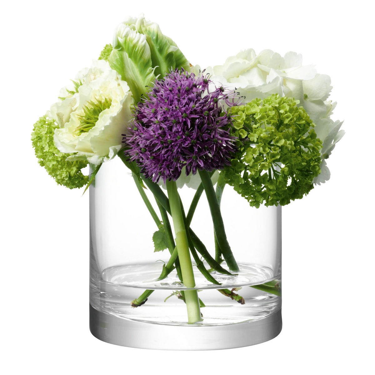LSA | Vase COLUMN, klar, Ø12cm
