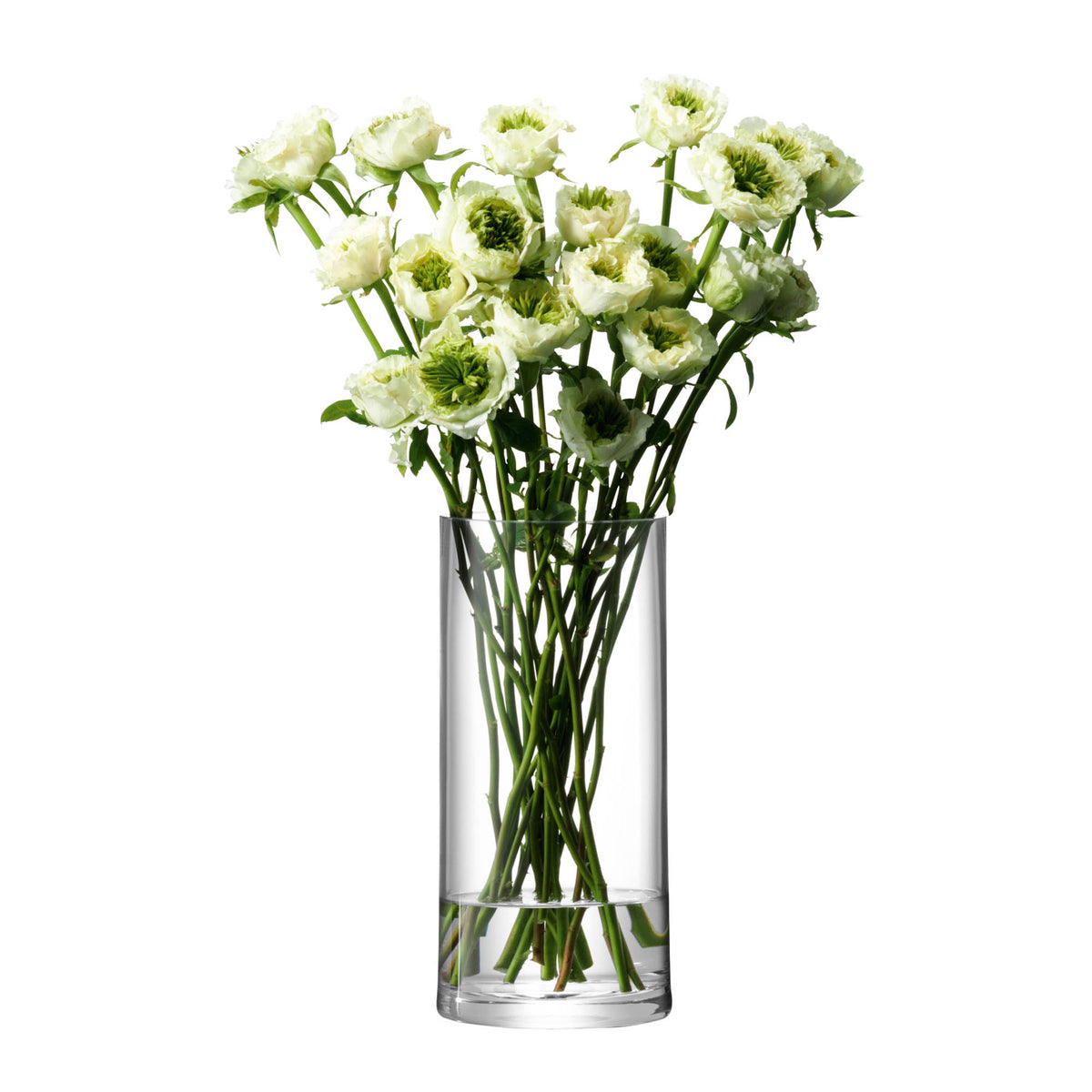 LSA | Vase COLUMN, klar, Ø13cm