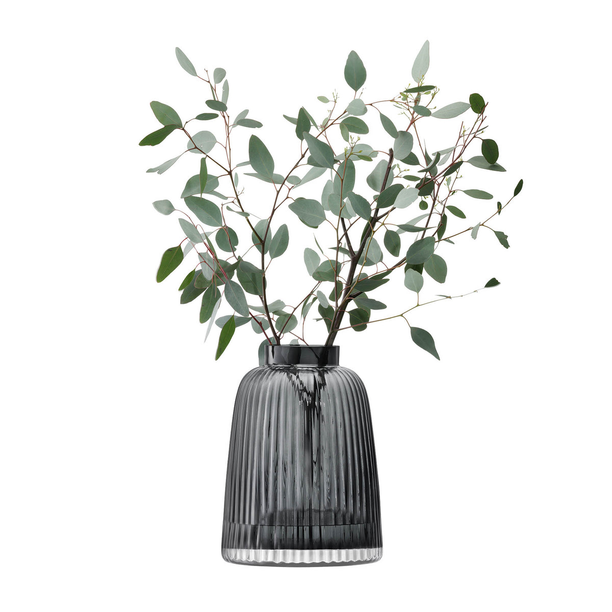 LSA | Vase PLEAT, Grey, H26cm