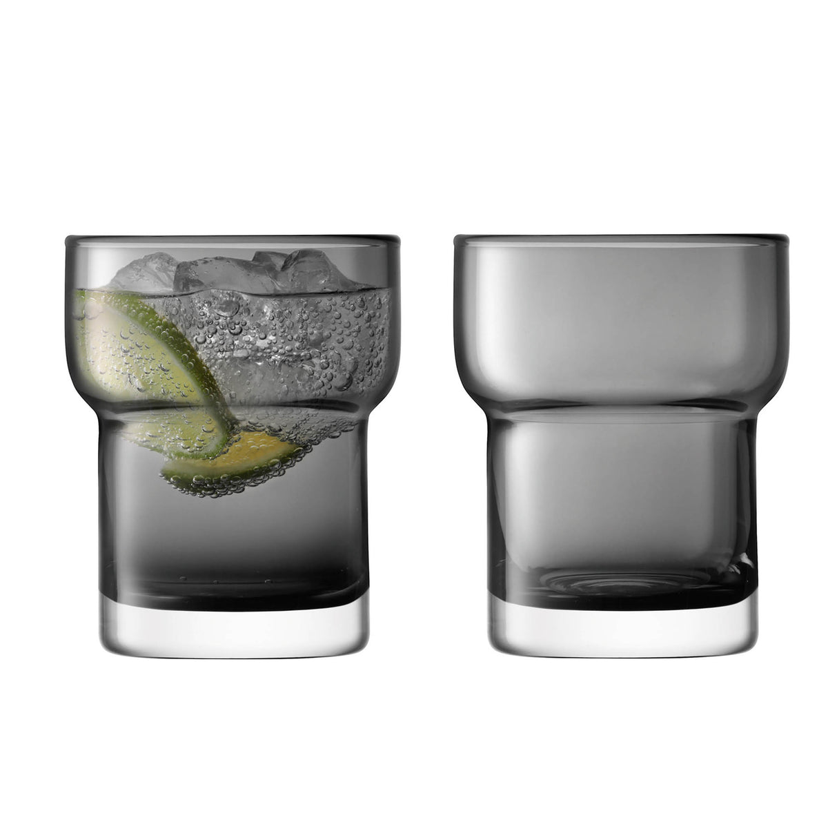 LSA | Longdrinkgläser, UTILITY, grau, 300 ML, 2er Set