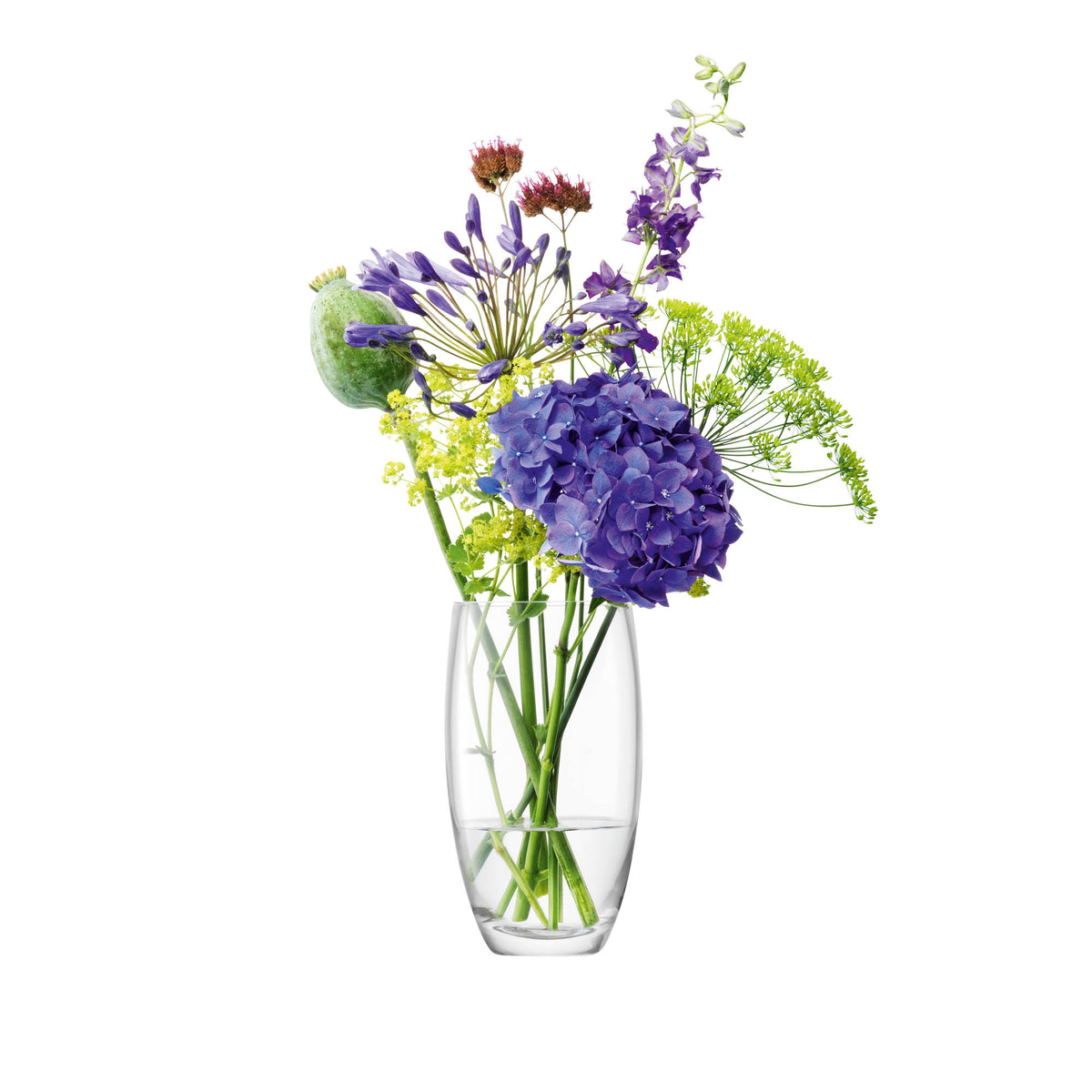 LSA | Vase FLOWER, klar, H20cm