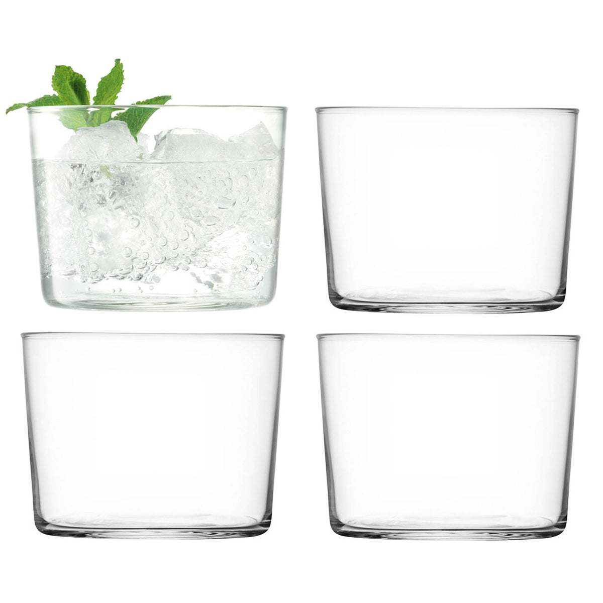 LSA | Tumbler GIO, klar, 220ml, 4er Set