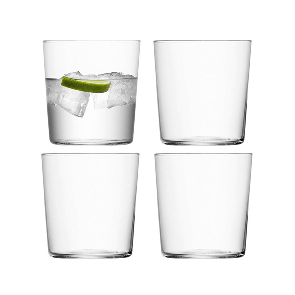 LSA | Tumbler GIO, klar, 390ml, 4er Set