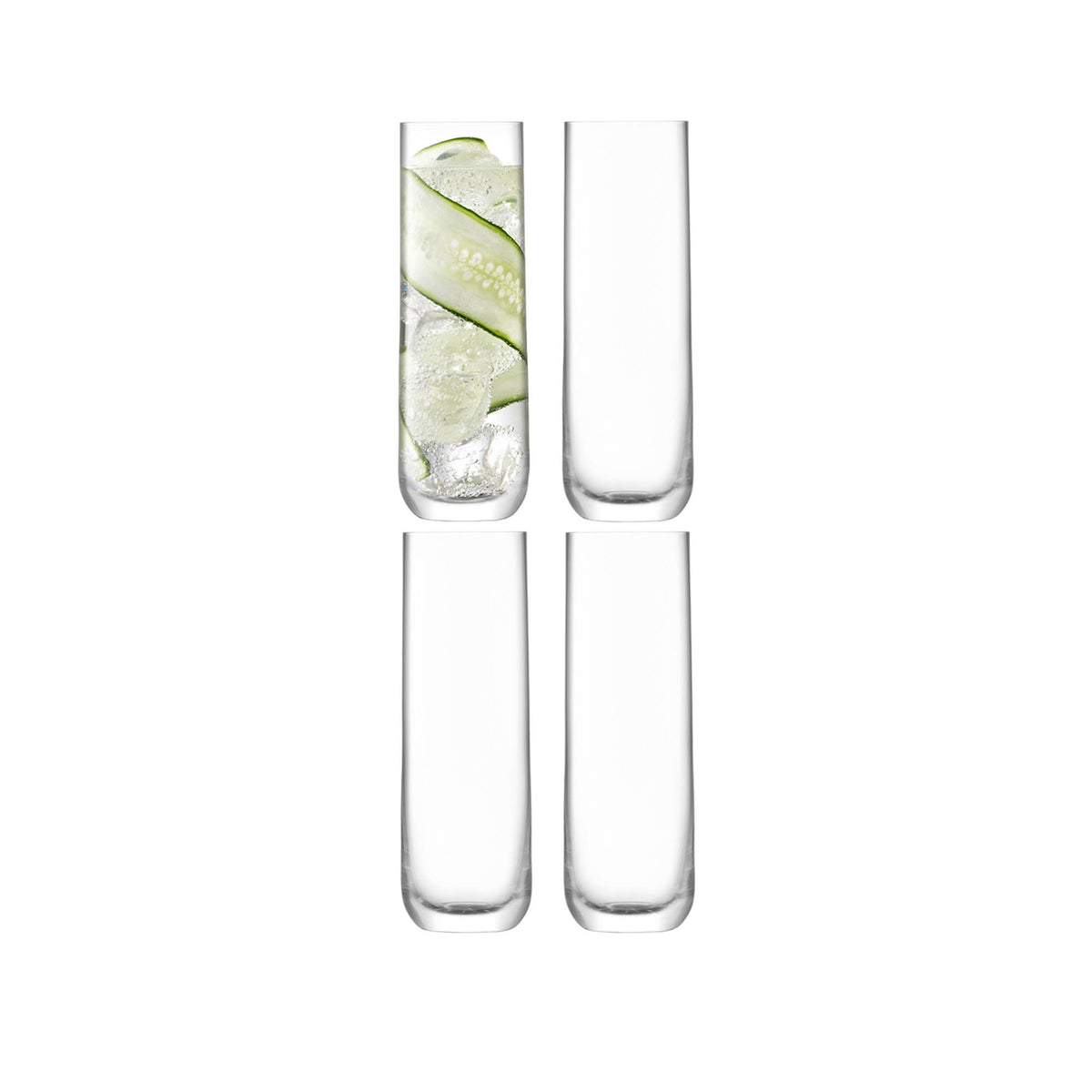 LSA | Longdrinkglas BOROUGH, klar, 420ml, 4er Set