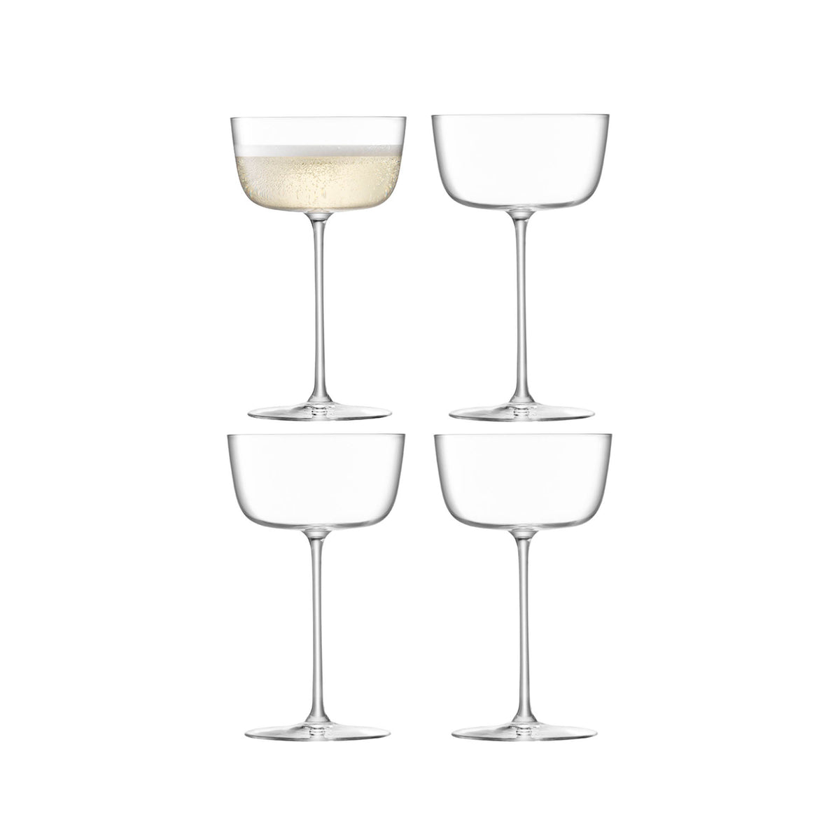 LSA | Cocktailglas BOROUGH, klar, 240ml, 4er Set