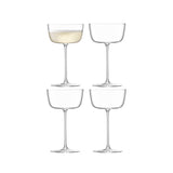 LSA | Cocktailglas BOROUGH, klar, 240ml, 4er Set