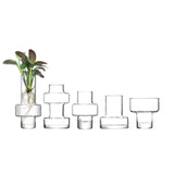 LSA | Mini-Vasen-Set, METROPOLE, glasklar
