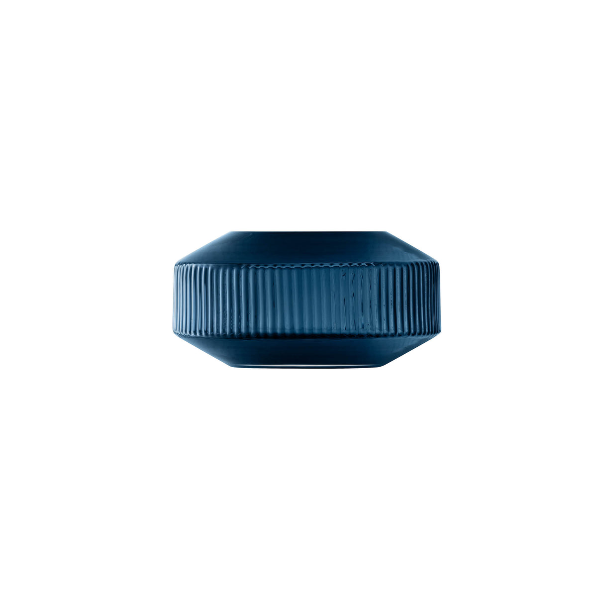 LSA | Vase ROTUNDA, saphir, H14cm