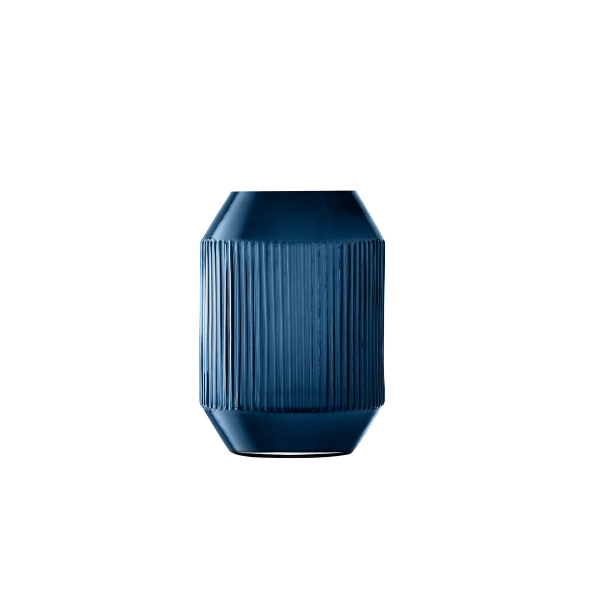 LSA | Vase ROTUNDA, saphir, H26cm