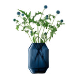 LSA | Vase ROTUNDA, saphir, H26cm