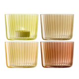 LSA | Kerzenhalter, GEMS, bernstein, H6,1 cm, 4er Set
