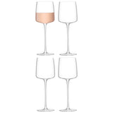 LSA | Weinglas METROPOLITAN, klar, 350ml, 4er Set