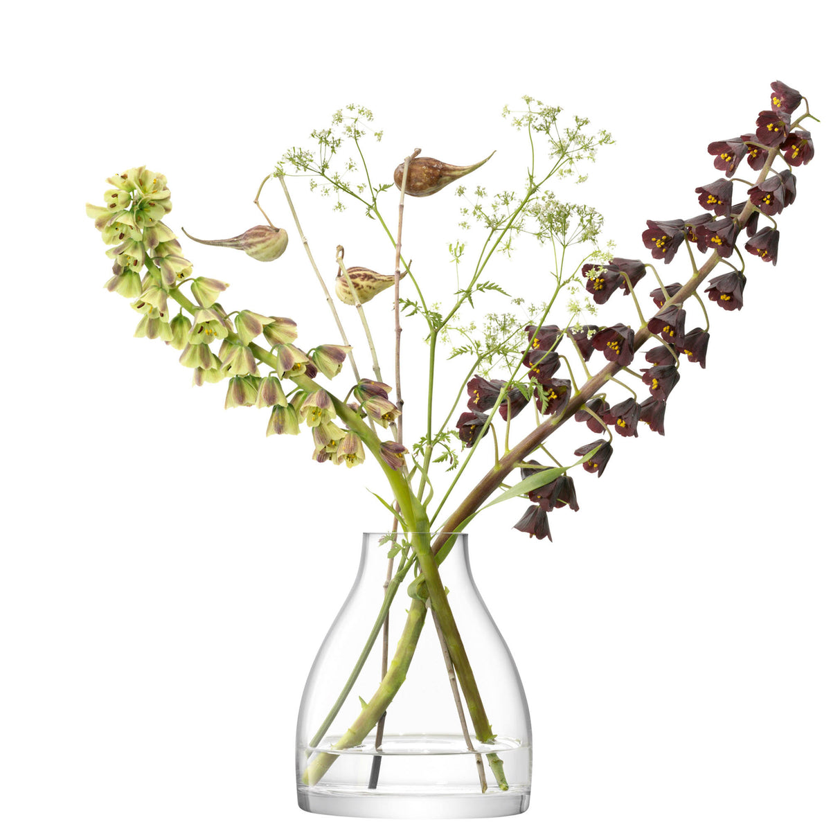 LSA | Vase FLOWER, klar, H16cm