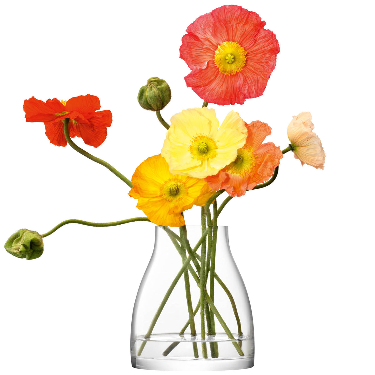 LSA | Vase FLOWER, klar, H21cm