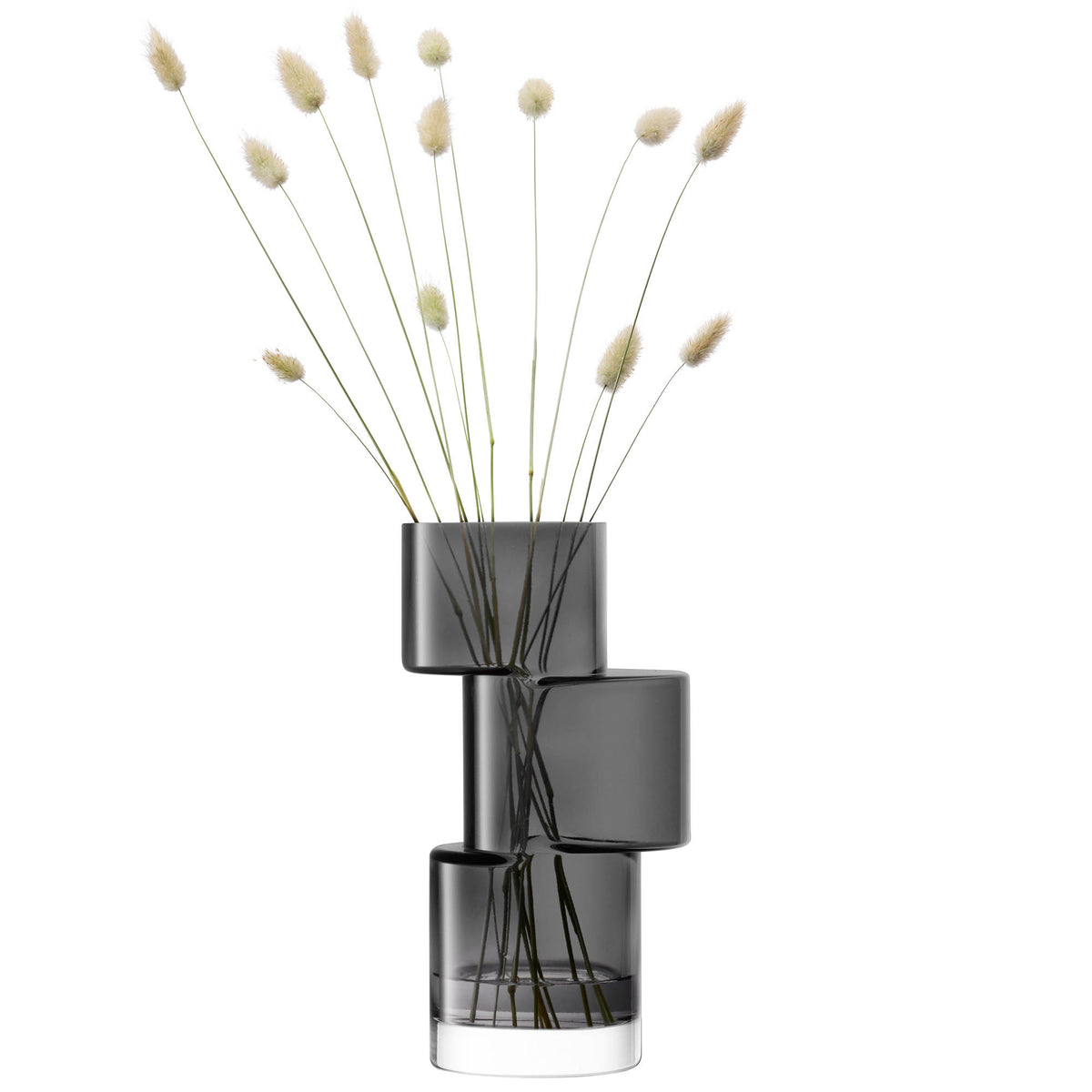 LSA | Vase TIER, grau, H26cm