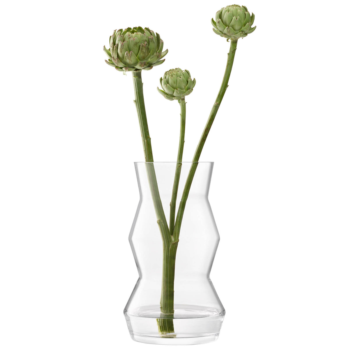 LSA | Vase, SCULPT, glasklar, H36 cm