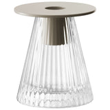 LSA | Kerzenhalter, BEACON, glasklar, H10 cm