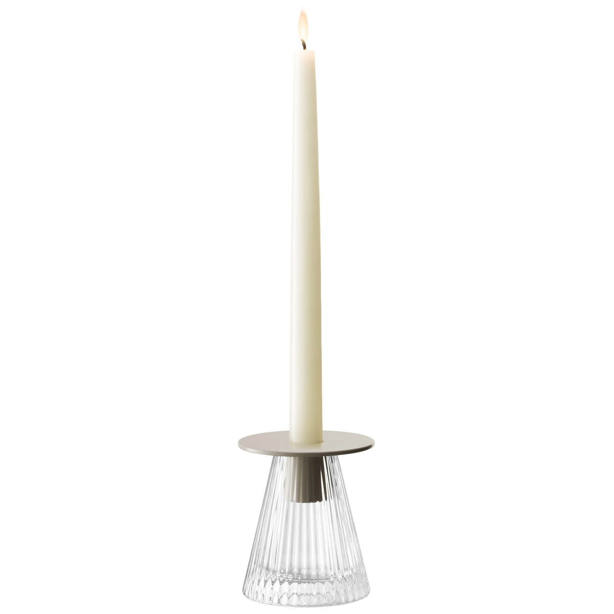 LSA | Kerzenhalter, BEACON, glasklar, H10 cm