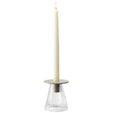 LSA | Kerzenhalter, BEACON, glasklar, H10 cm