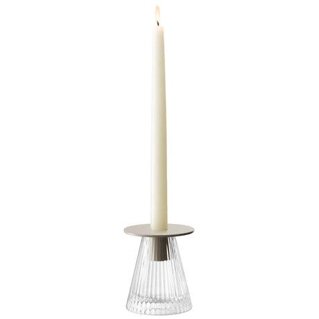 LSA | Kerzenhalter, BEACON, glasklar, H10 cm