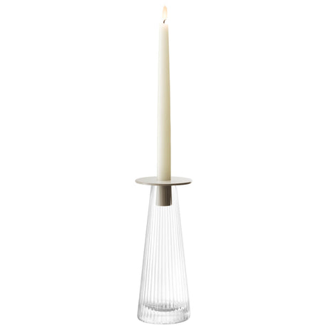 LSA | Kerzenhalter, BEACON, glasklar, H22 cm