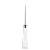 LSA | Kerzenhalter, BEACON, glasklar, 34 cm
