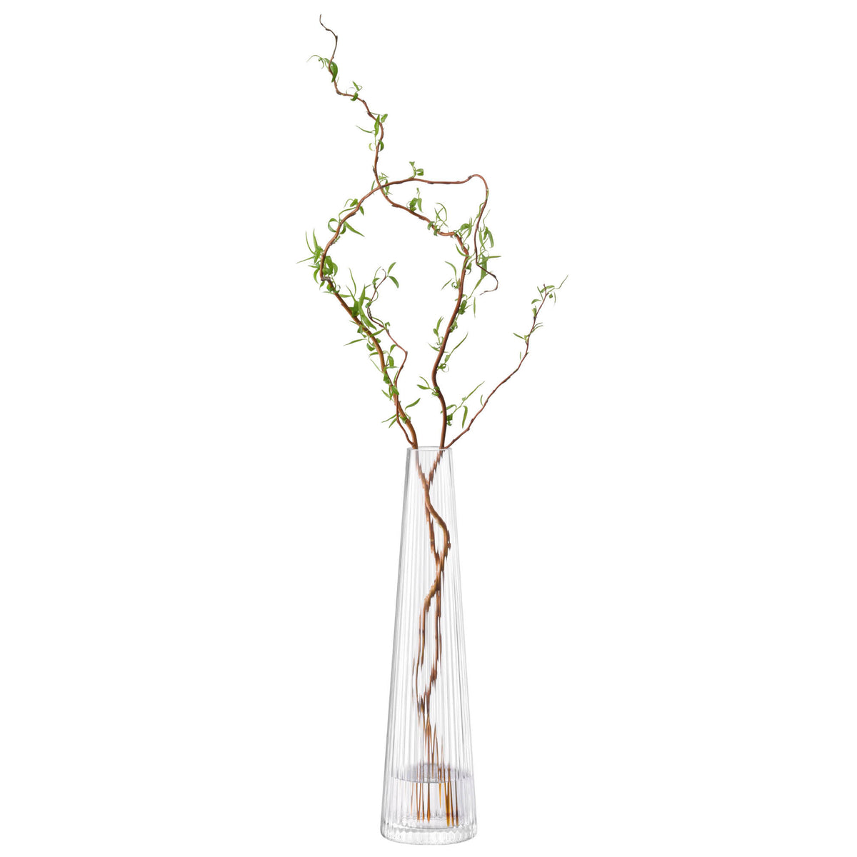 LSA | Kerzenhalter, BEACON, glasklar, 34 cm