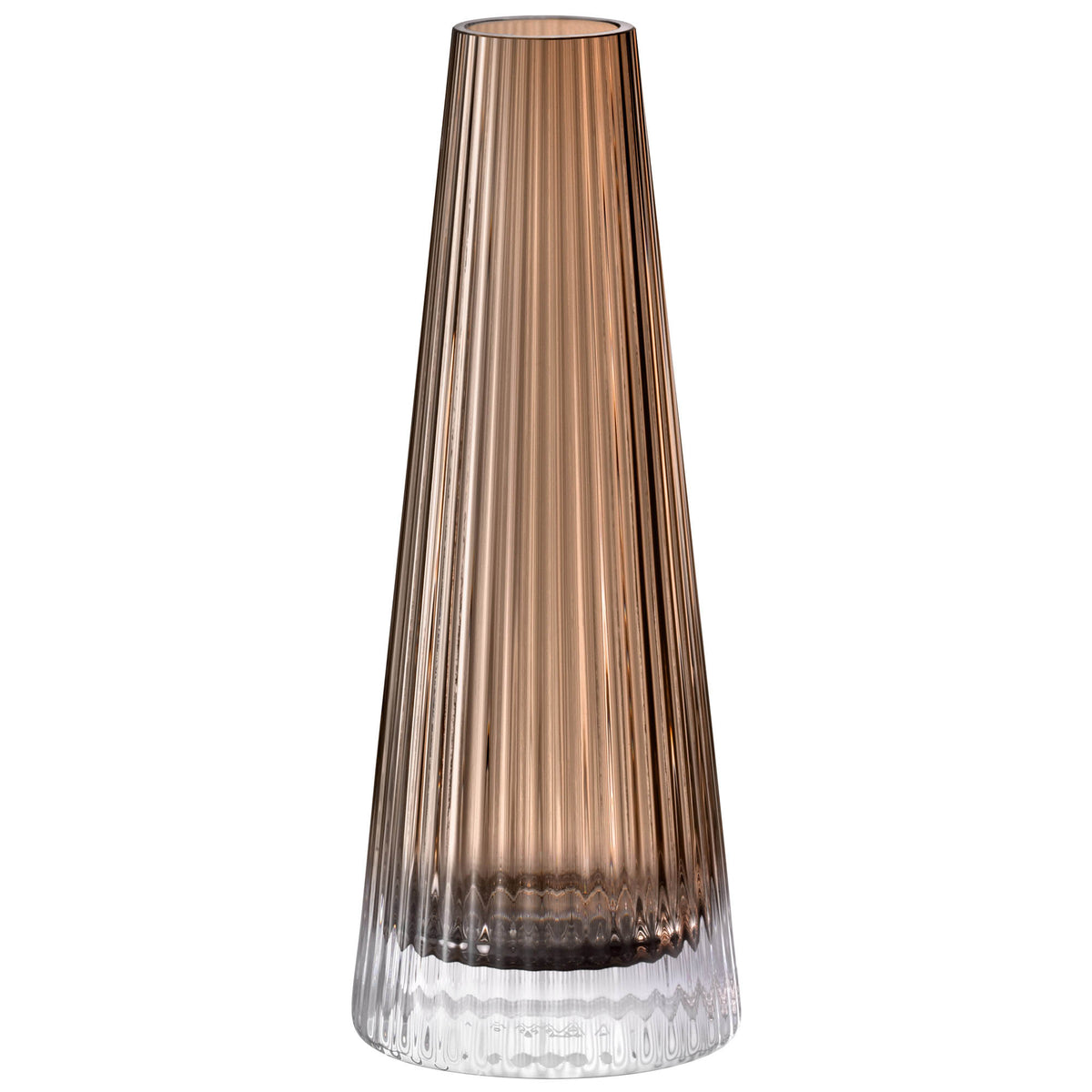 LSA | Kerzenhalter, BEACON, braun, H22 cm