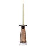 LSA | Kerzenhalter, BEACON, braun, H22 cm
