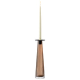 LSA | Kerzenhalter, BEACON, braun, 34 cm