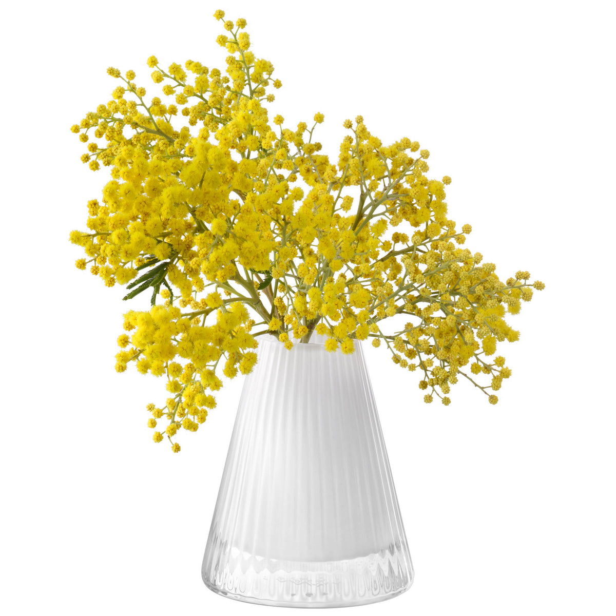 LSA | Kerzenhalter, BEACON, weiß, H10 cm