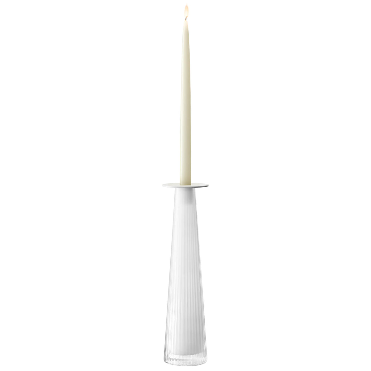 LSA | Kerzenhalter, BEACON, weiß, 34 cm