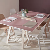 Platzset DUO rechteckig, Taupe/Weiß