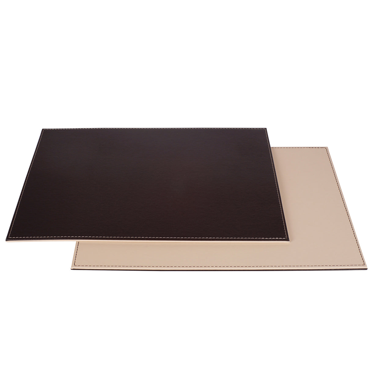 Platzset DUO rechteckig, Schokobraun/Creme