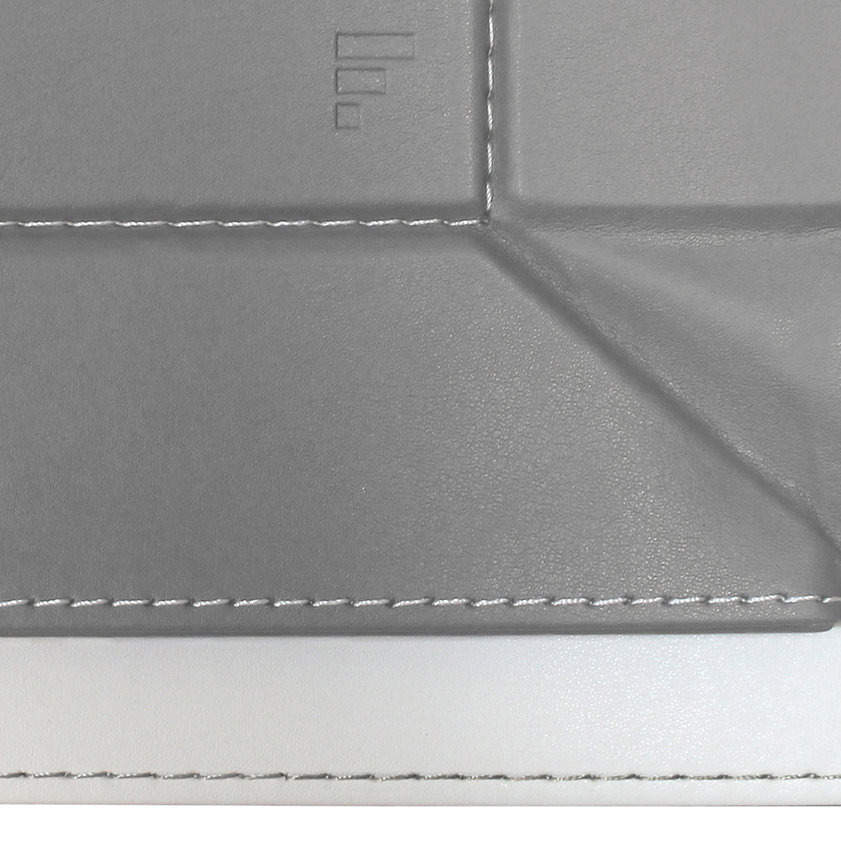 Wendetablett | 2in1 Tablett & Tischset DUO, Grau/Weiß, klein
