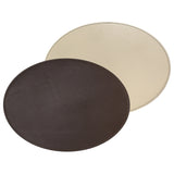 Platzset DUO oval, Schokobraun/Creme