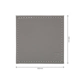 Untersetzer DUO, 4er Set, Grau/Weiß