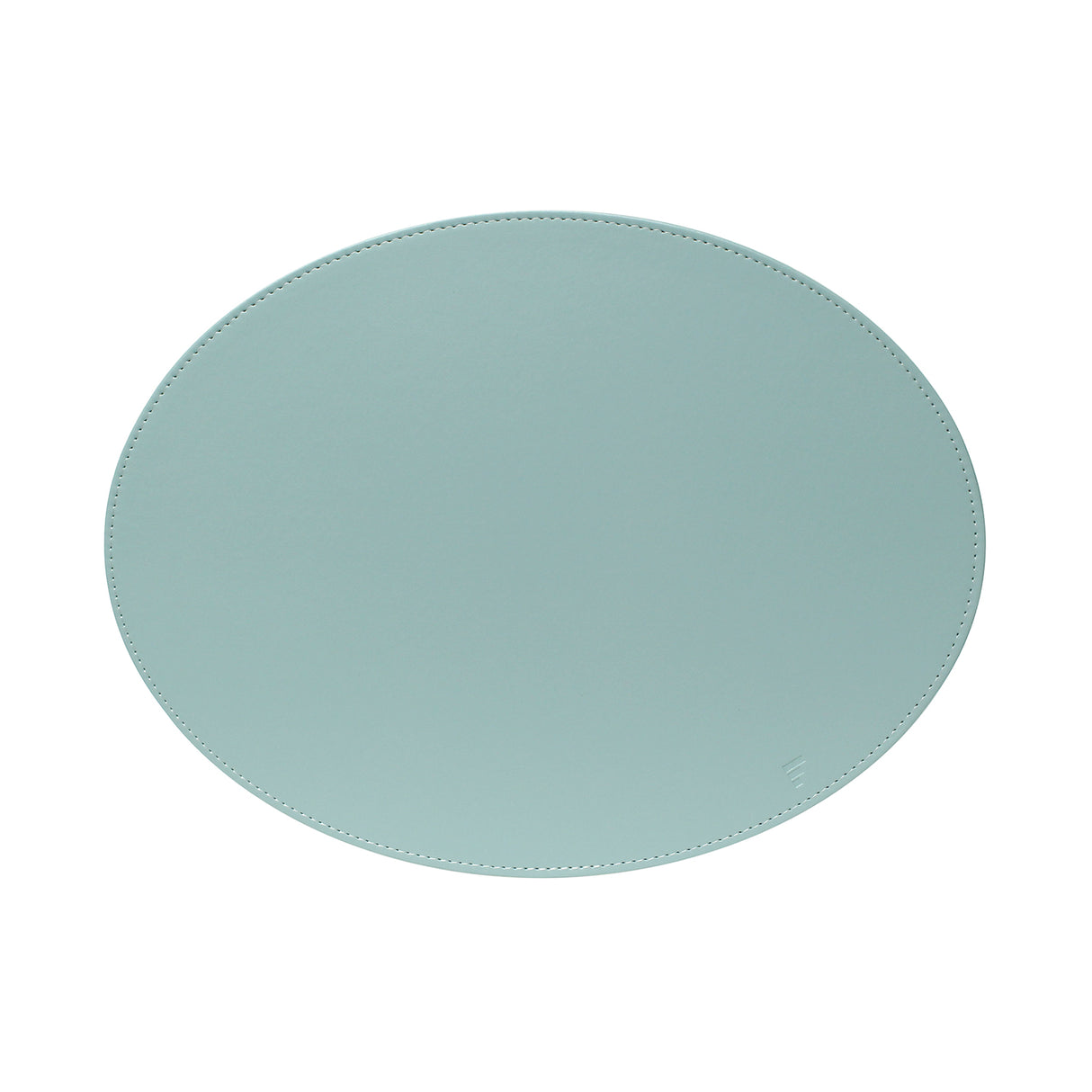 Platzset DUO , oval, Mint/Elfenbein