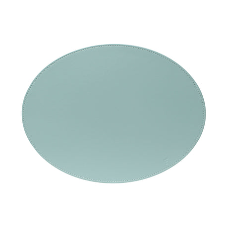 Platzset DUO , oval, Mint/Elfenbein