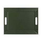 Wendetablett | 2in1 Tablett & Tischset DUO, Olive/Elfenbein, klein