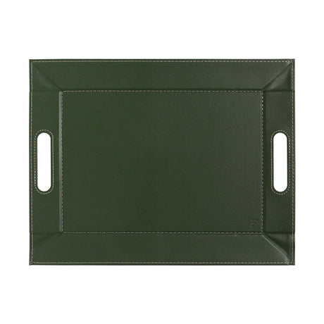 Wendetablett | 2in1 Tablett & Tischset DUO, Olive/Elfenbein, klein